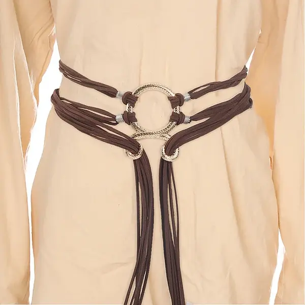 Polyester Chain Belts for Women Ladies Dress