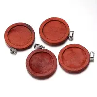 Wooden Pendant Cabochon Settings