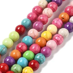 Synthetic Turquoise Beads Strands