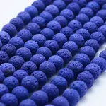 Natural Lava Rock Beads Strands