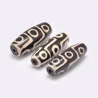 Tibetan Style 9-Eye dZi Beads