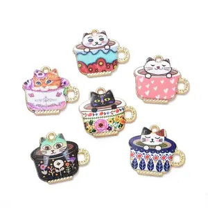 Alloy Enamel Pendants