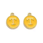 Golden Plated Alloy Enamel Charms