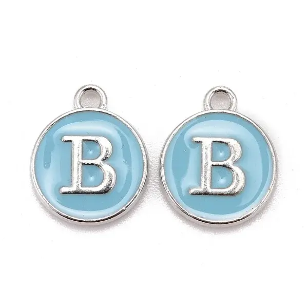 Platinum Plated Alloy Enamel Charms