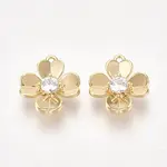 Brass Cubic Zirconia Charms
