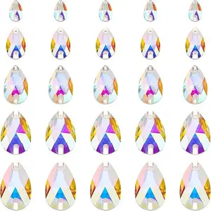 5 Size Sew on Rhinestone