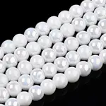 Electroplate Opaque Glass Beads Strands