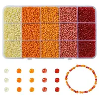 225G 5 Colors 8/0 Glass Seed Beads