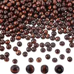 Dyed Natural Wood Beads