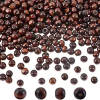 Dyed Natural Wood Beads
