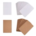 200Pcs 2 Colors Rectangle Cardboard Jewlery Display Cards