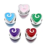 Alloy Enamel European Beads