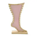 Foot Shaped Bamboo Anklet Storage Jewelry Rack