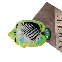 Shark Cellulose Acetate(Resin) Claw Hair Clips