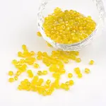 Transparent Rainbow Colours Round Glass Seed Beads