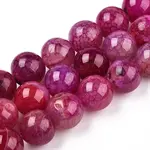 Natural Dragon Veins Agate Dyed Beads Strands