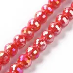 Electroplate Glass Beads Strands