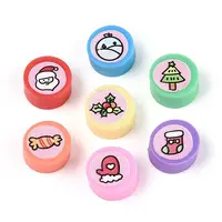 Printed Handmade Polymer Clay Beads