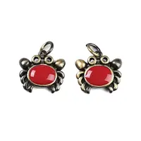 Brass Enamel Pendants