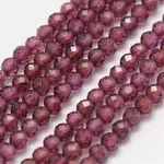 Natural Garnet Beads Strands