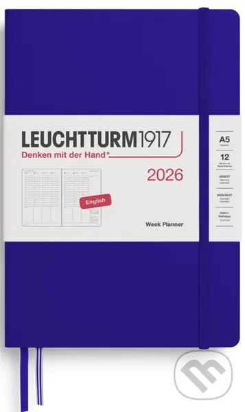 Week Planner 2026 Medium (A5) Ink,Week Planner 2026 Medium (A5) Ink