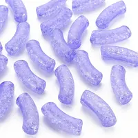 Transparent Crackle Acrylic Beads