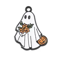 Halloween Alloy Enamel Pendants