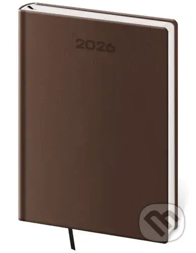 Týdenní diář A5 Soft hnědý
