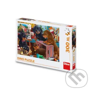 Jezevčíci XL - puzzle z kategorie 60 - 300 dílků