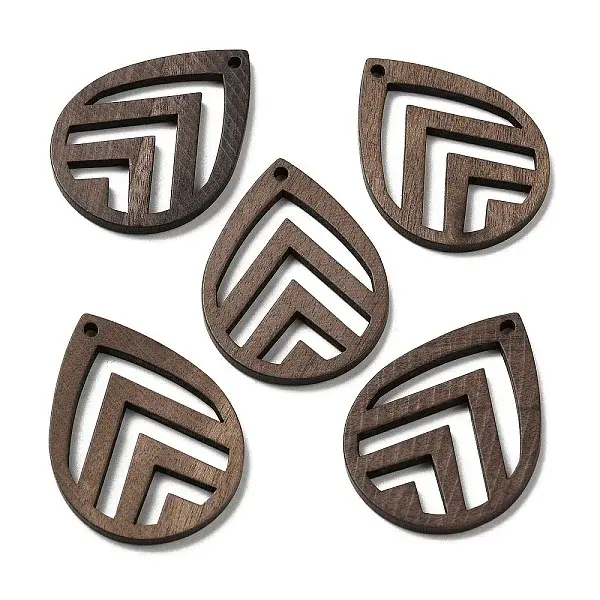 Walnut Wood Hollow Pendants