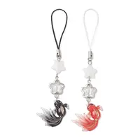 4Pcs 2 Styles Acrylic Fish Charm Mobile Straps
