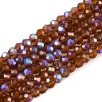 Electroplate Glass Beads Strands