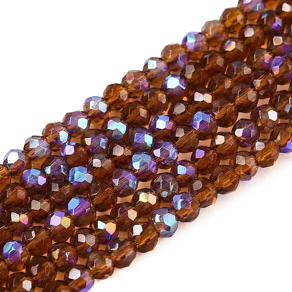 Electroplate Glass Beads Strands