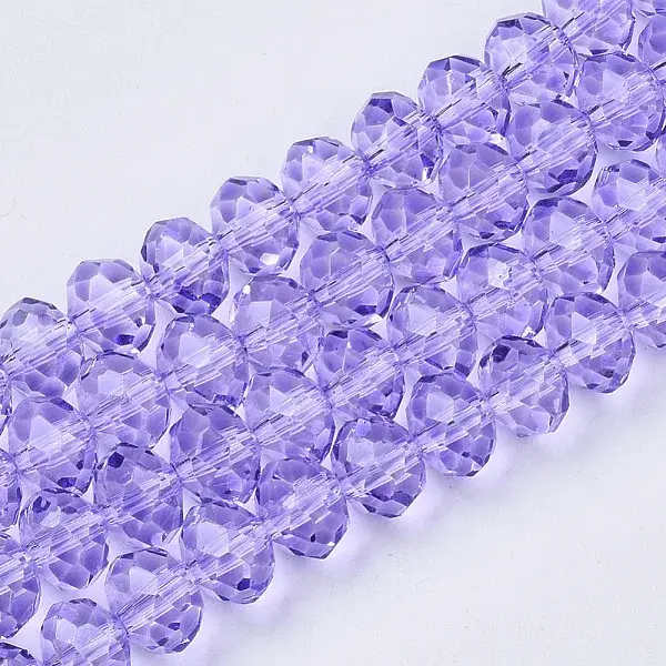 Baking Paint Glass Beads Strands