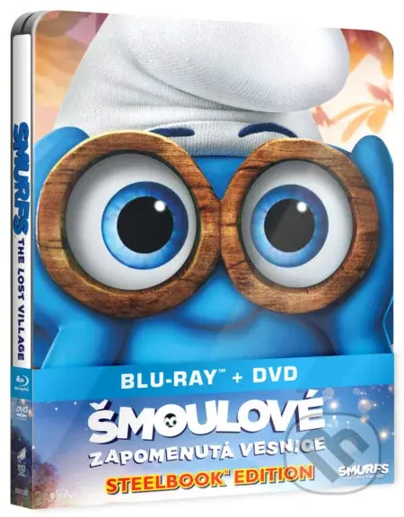 Šmoulové: Zapomenutá vesnice Steelbook (Blu-ray + DVD) - film z kategorie Dětské a animované