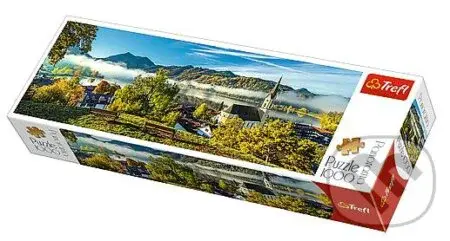 Panorama Puzzle Schliersee - puzzle z kategorie Přírodní scenérie