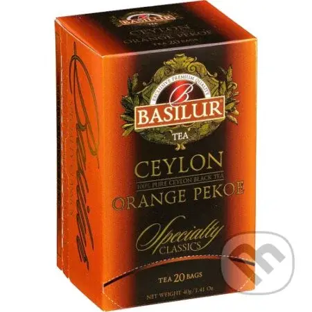 BASILUR Specialty Orange Pekoe (Pravý ceylónsky porciovaný čaj)