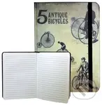 Zápisník s gumičkou 178x126 mm retro kola F