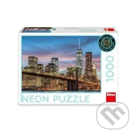 Puzzle 1000 New York neon - puzzle z kategorie Svítící