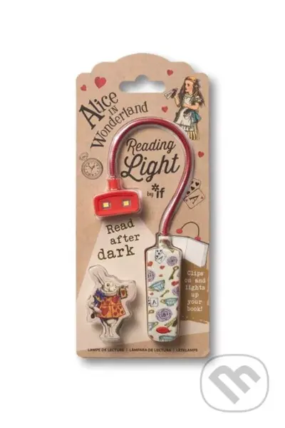 Lampička na čtení - Alenka v Říši divů