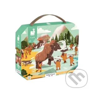 Panoramatické Prehistorické puzzle v kufríku - puzzle z kategorie 60 - 300 dílků