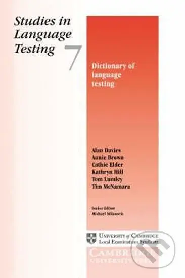 Dictionary of Language Testing: PB - Alan Davies