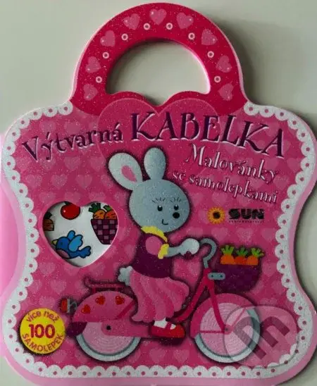 Výtvarná kabelka - Malovánky se samolepkami - kniha z kategorie Omalovánky