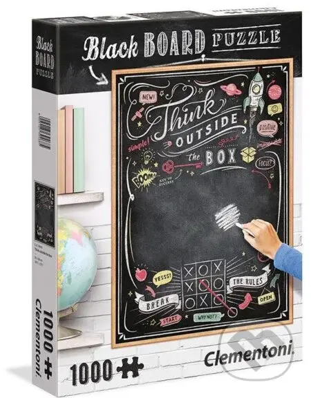 Black Board Thin Outside - puzzle z kategorie Umělecké