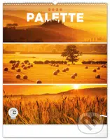 NOTIQUE Nástenný kalendár Palette (Paleta) 2026 (univerzálne kalendárium)