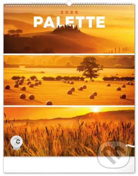 NOTIQUE Nástenný kalendár Palette (Paleta) 2026 (univerzálne kalendárium)