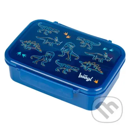 BAAGL Box na desiatu s priehradkami Dino
