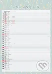 Rodinný plánovač 2026 - nástěnný kalendář