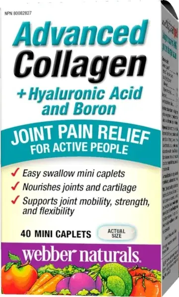 Webber Naturals Kolagén + kyselina hyalurónová a bór