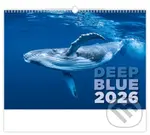 Nástěnný kalendář Deep Blue 2026 (univerzální kalendárium)